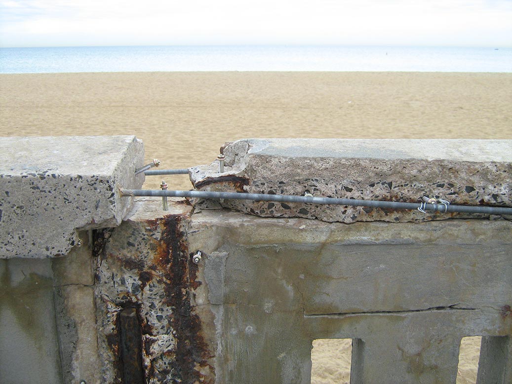 Beach Balustrade Mordialloc During 16