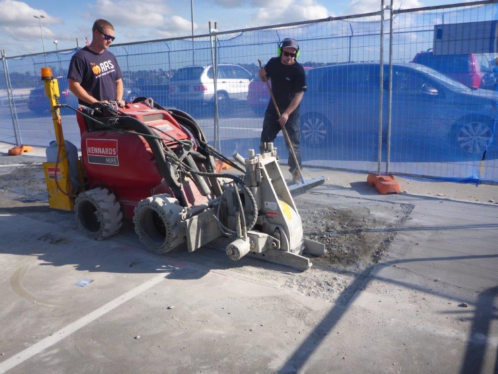 Carpark Concrete Deck Slab Crack Repair 10